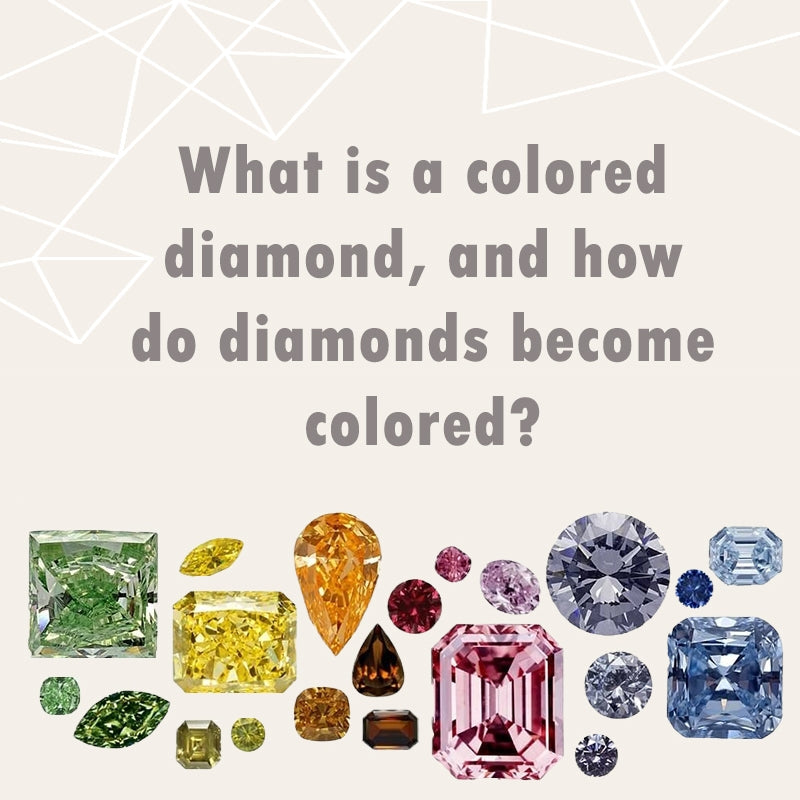 Qu'est-ce qu'un diamant de couleur et comment les diamants deviennent-ils colorés ?