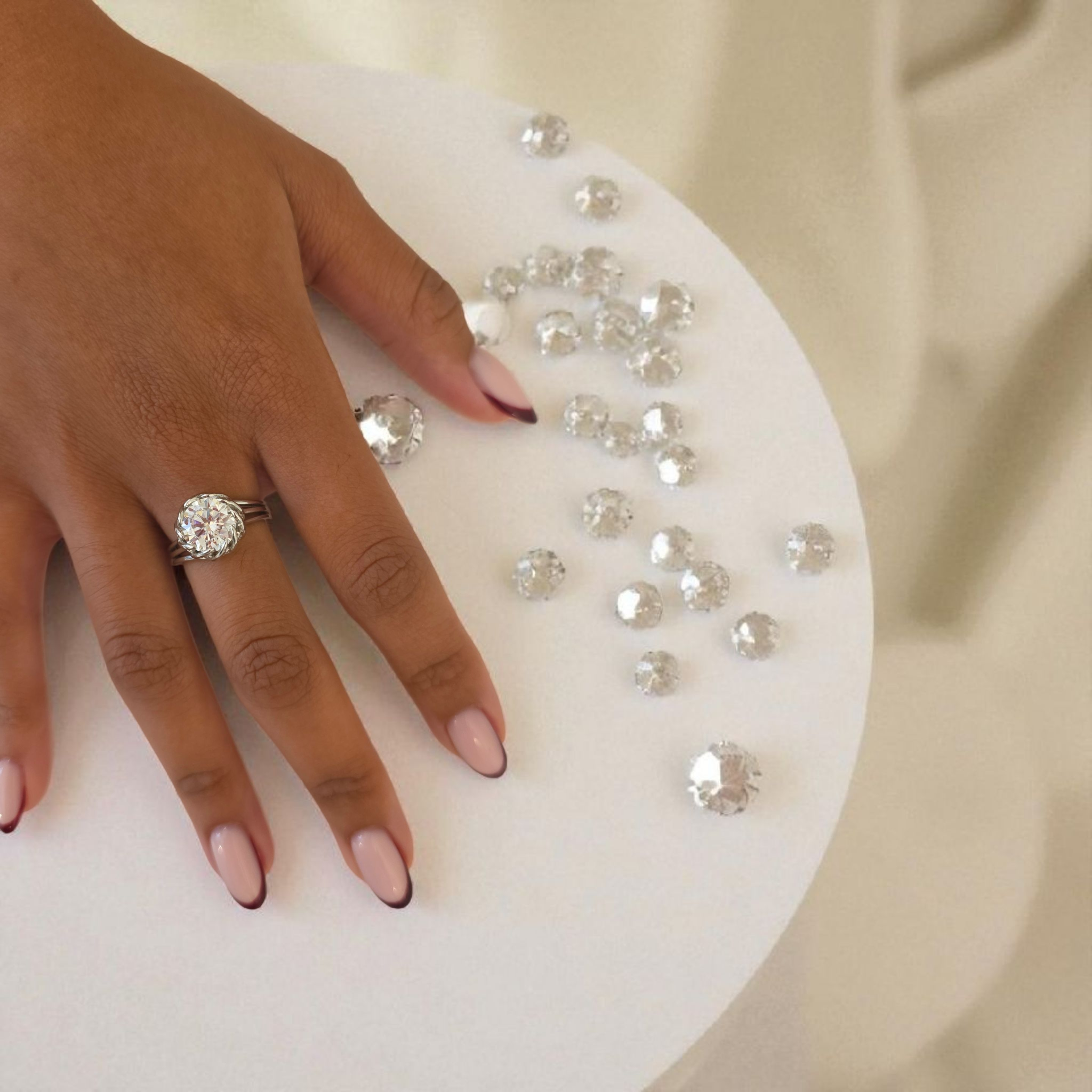 925-sterling-silver-3ct-round-moissanite-handmade-engagement-cocktail-ring-peony-clarity-light-eterling