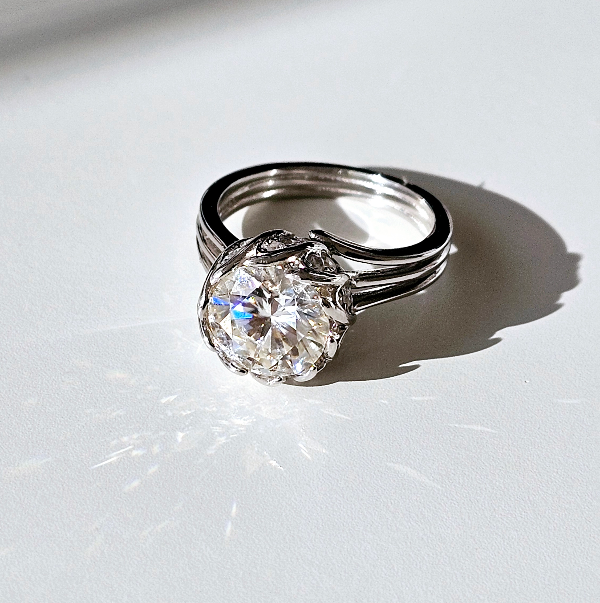 925-sterling-silver-3ct-round-moissanite-handmade-engagement-cocktail-ring-peony-clarity-light-eterling