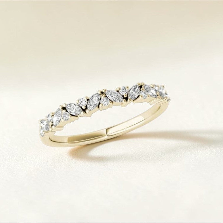 Lyria-marquise-curve-ring-10k-yellow-gold-round-marquise-moissanite-eterling-1