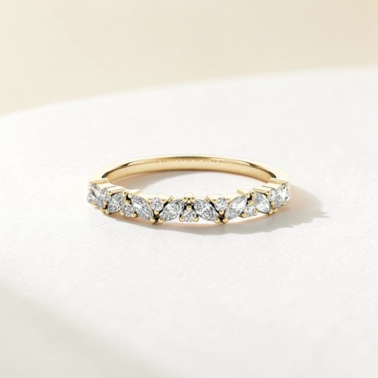 Lyria-marquise-curve-ring-10k-yellow-gold-round-marquise-moissanite-eterling-2a