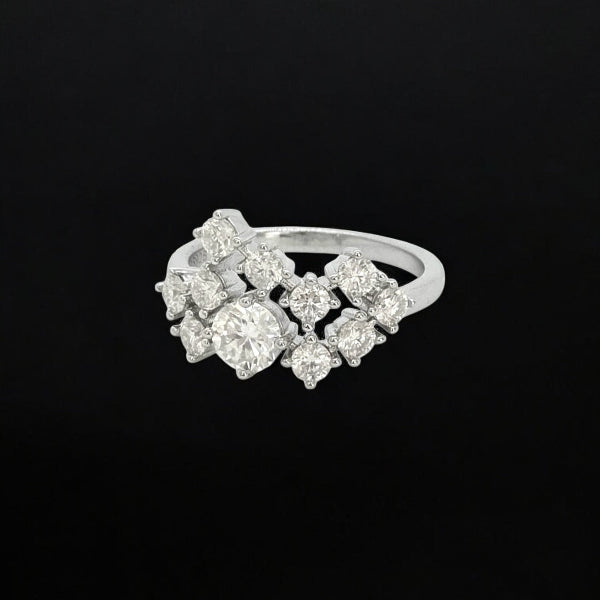 Moissanite-stars-ring-Constellation-round-diamond-moissanire-white-rose-yellow-gold-handmade-jewelry-engagement-ring