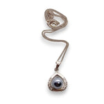 Load image into Gallery viewer, Tahitian pearl silver pendant necklace
