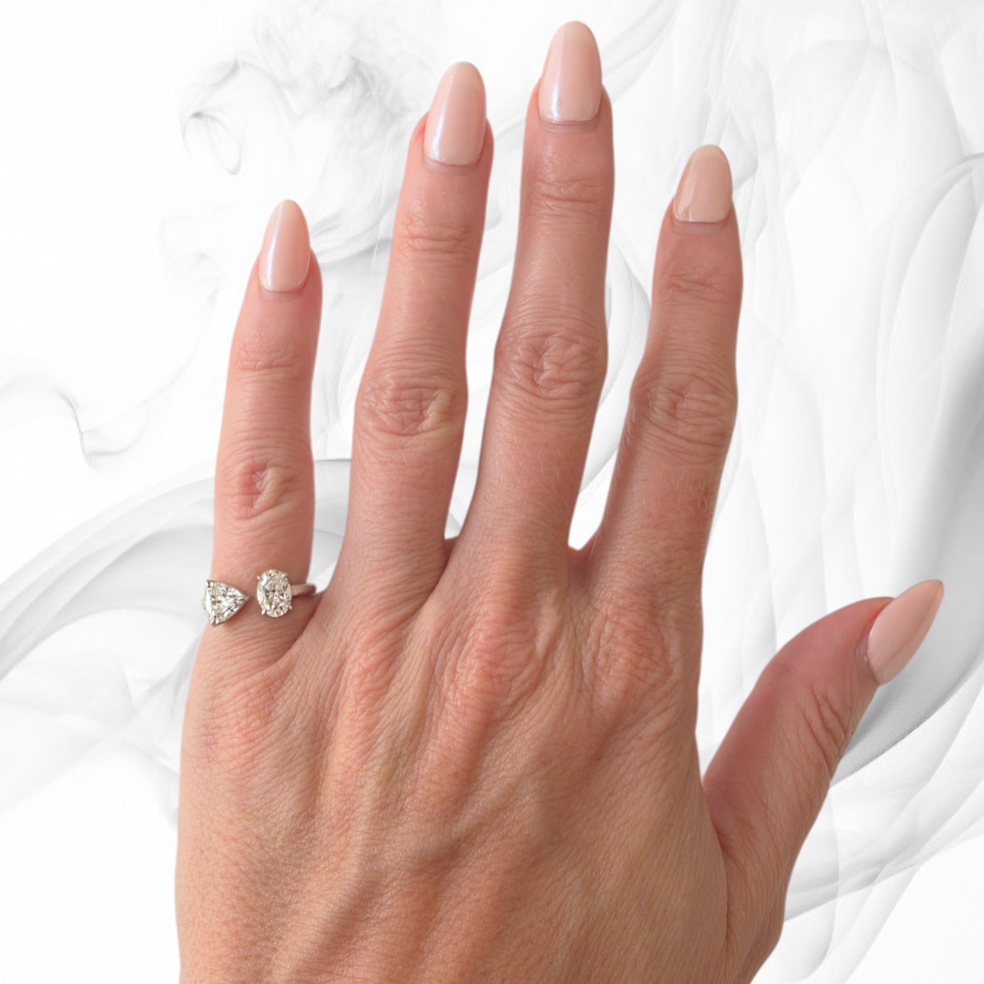 Toi-et-moi-silver-moissanite-ring-engagement-wedding-pinky-auriculaire