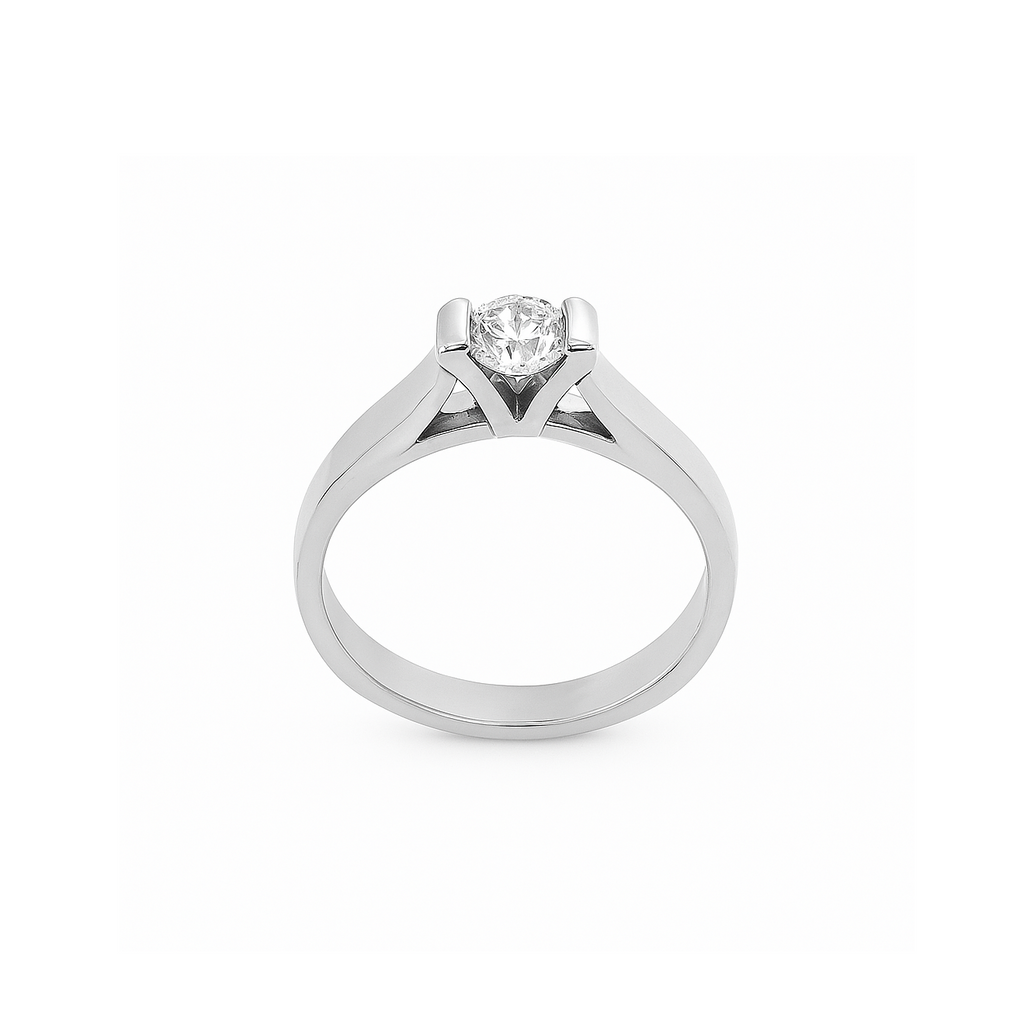V-Tension-set-round-cut-diamond-ring-white-gold-engagement-ring-bague-de-fiancailles-solitaire-wedding-ring-sustainable-handmade-6