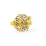 Charger l&#39;image dans la galerie, bague-femme-romantique-elegante-or-9-carats-design-floral_3
