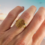 Charger l&#39;image dans la galerie, bague-femme-romantique-elegante-or-9-carats-design-floral_3
