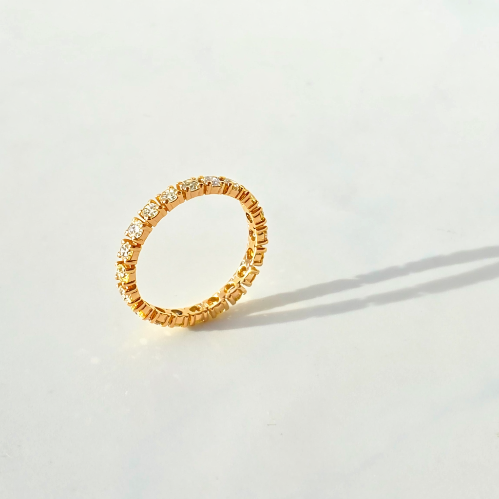 champagne-eternity-stacking-ring-14k-rose-gold-natural-yellow-diamonds-1-2ct-gra-eterling