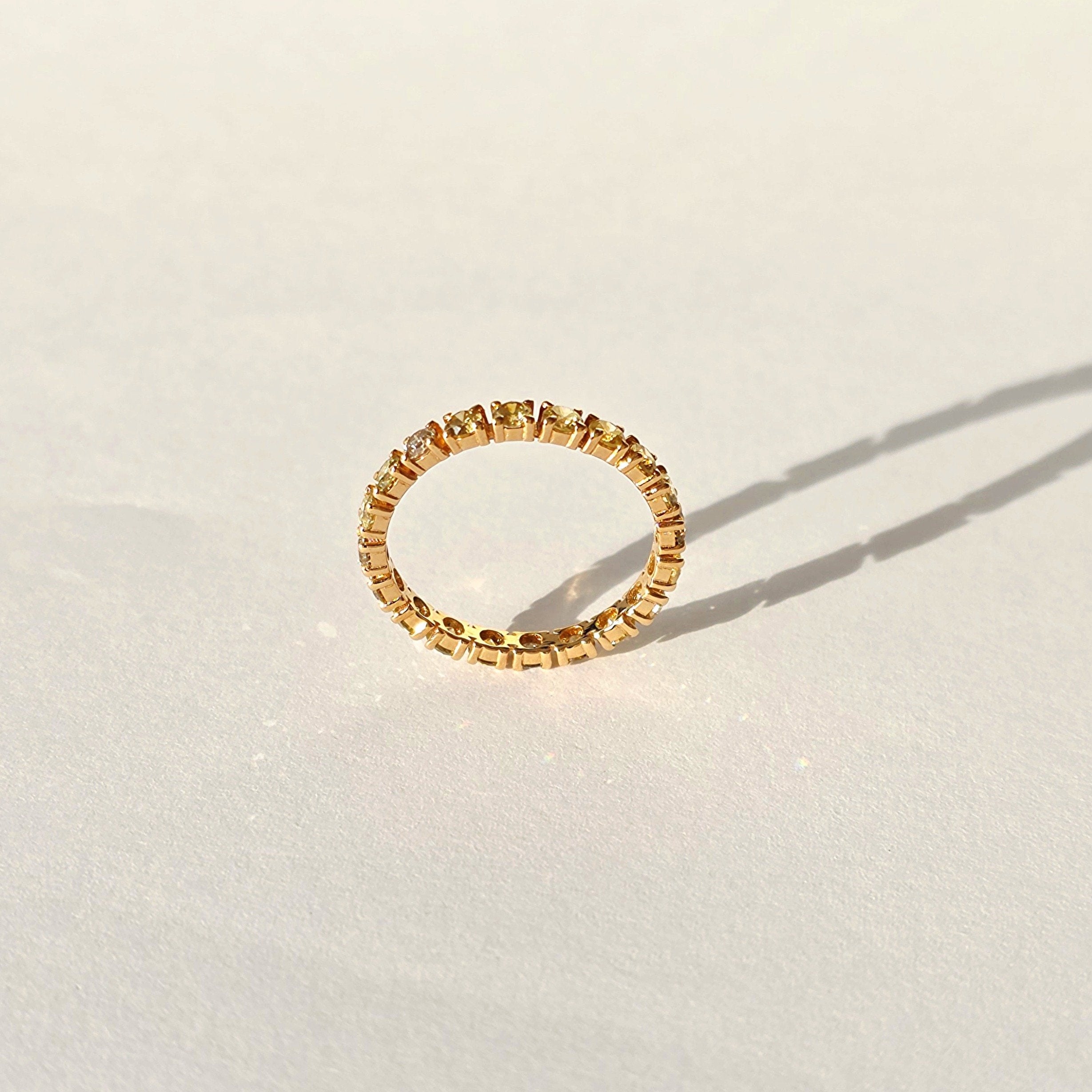 champagne-eternity-stacking-ring-14k-rose-gold-natural-yellow-diamonds-1-2ct-gra-eterling-9