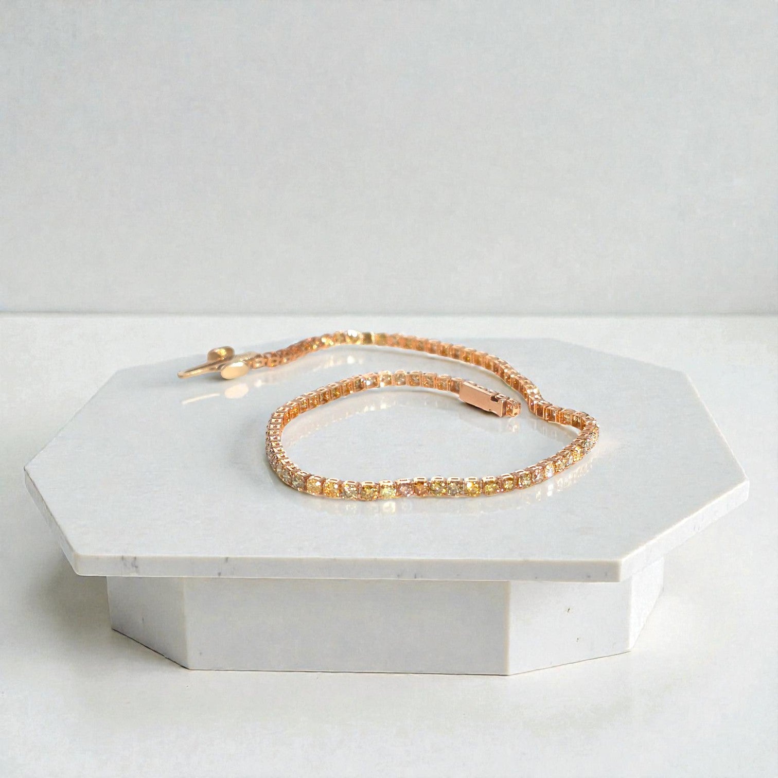 Champagne Tennis Bracelet