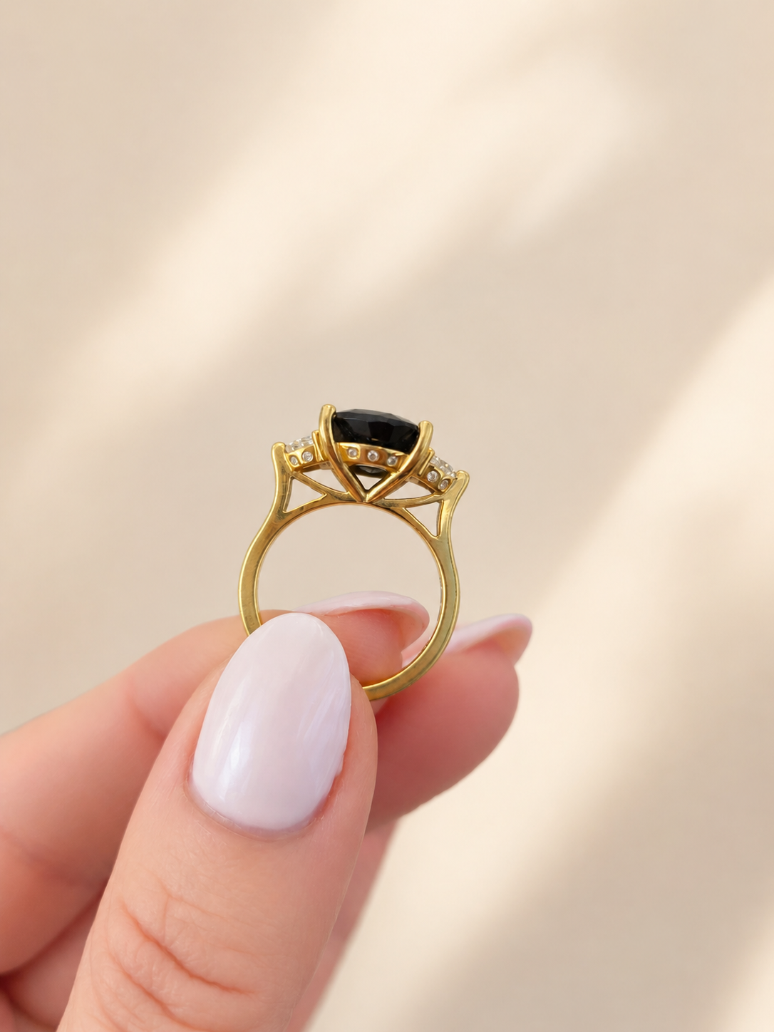 maeve-green-tourmaline-diamond-trio-ring-yellow-gold-engagement-jewelry