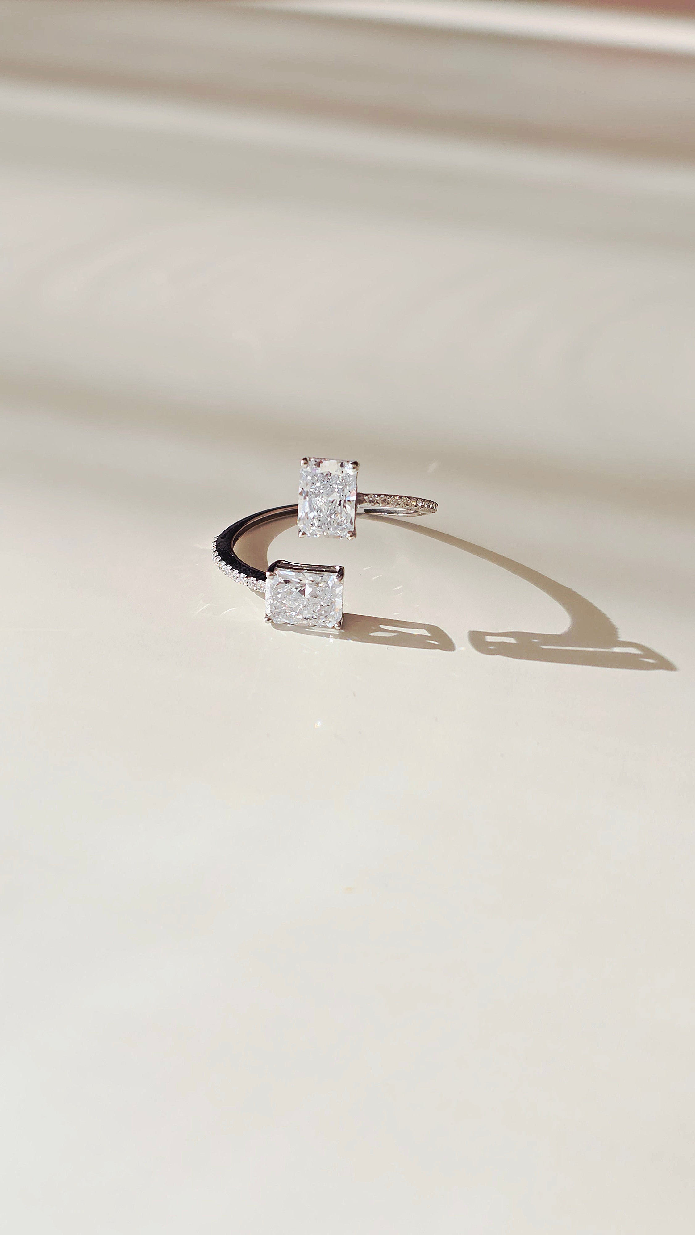 Nina - Radiant Toi et Moi Diamond Ring