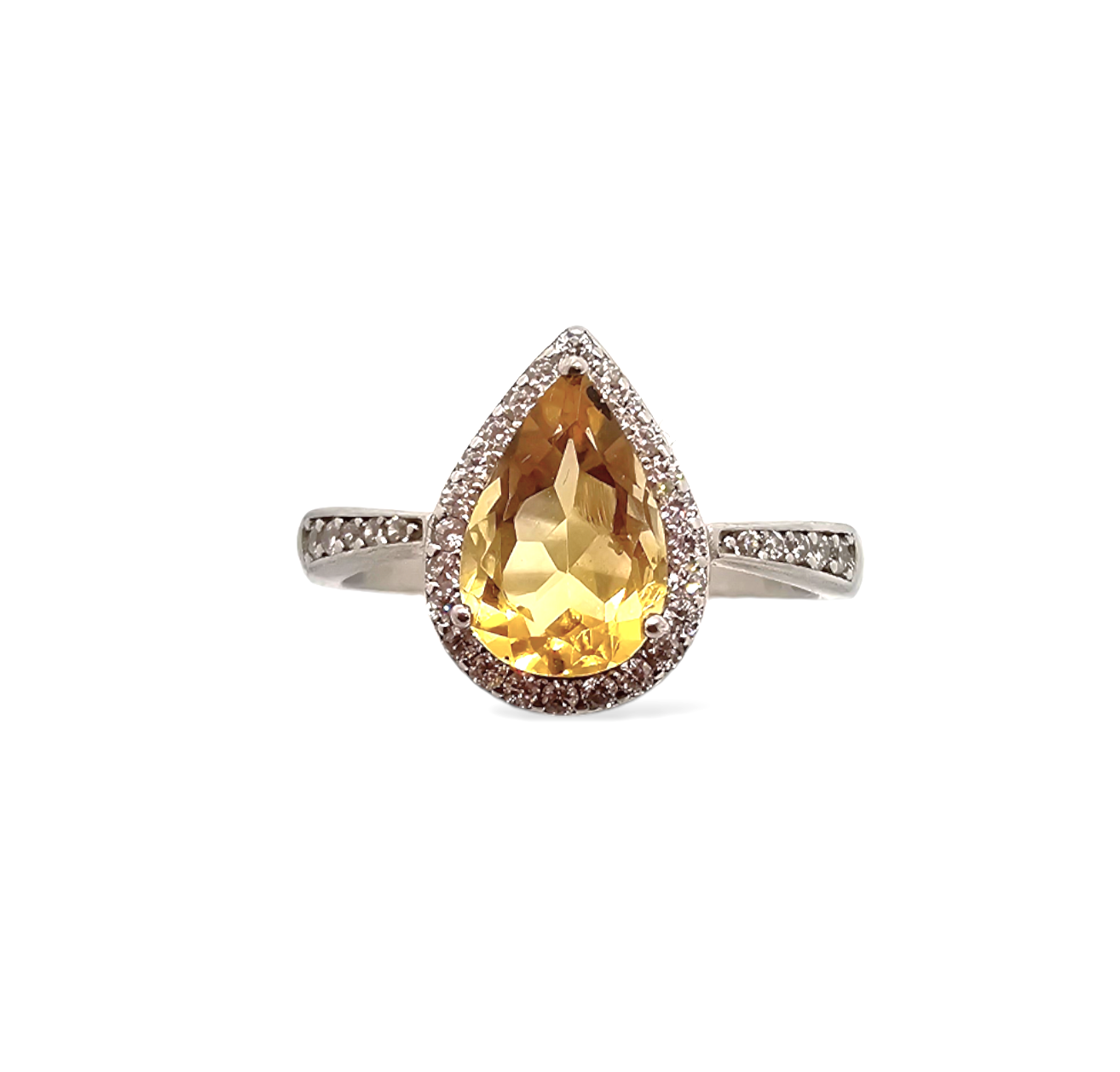 pear-citrine-halo-ring-sterling-silver-luminous-joy-abundance-eterling
