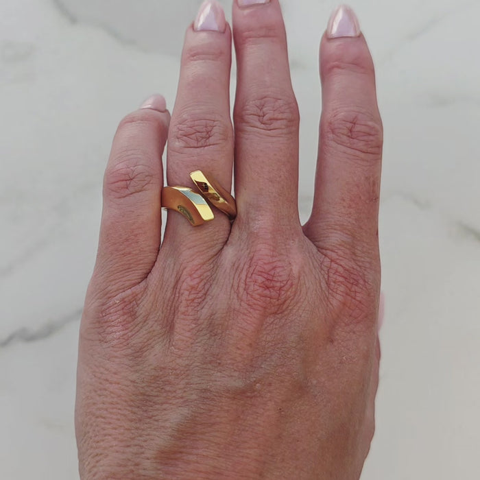 14k-solid-yellow-Gold-toi-et-moi-open-shank-statement-coctail-ring-vid