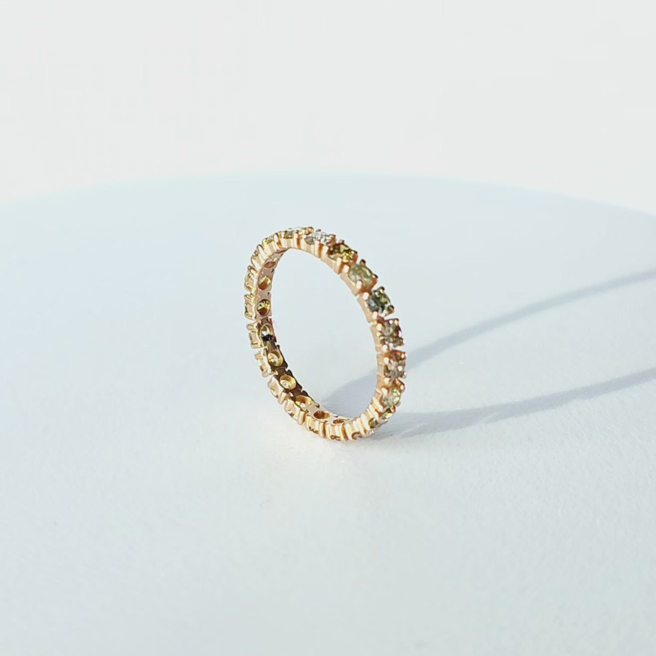 Nuance - Champagne Diamond Eternity Ring