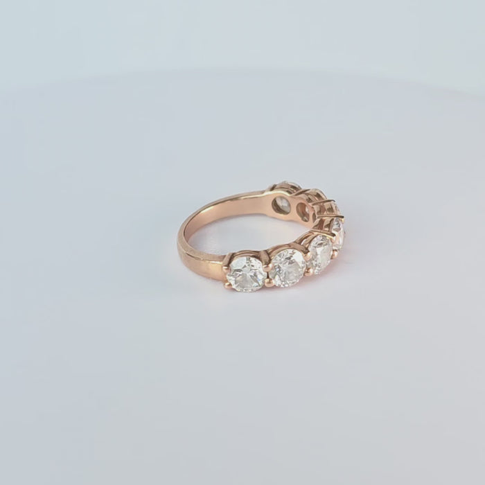 rose-gold-diamond-half-eternity-wedding-engagement-ring-7-round-stones-women-luxury-jewelry-10a