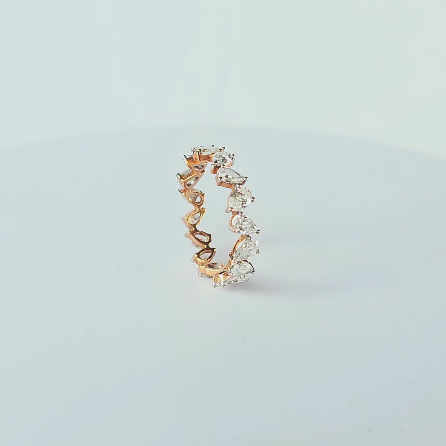 vid-elara-ring-14k-rose-gold-pear-cut-lab-diamond-eternity-band