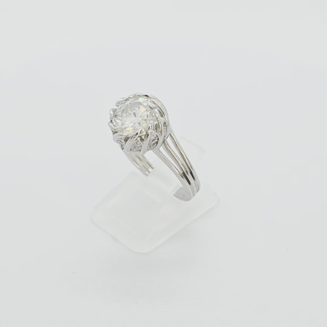 925-sterling-silver-moissanite-3ct-engagement-coctail-ring-rond-handmade_1