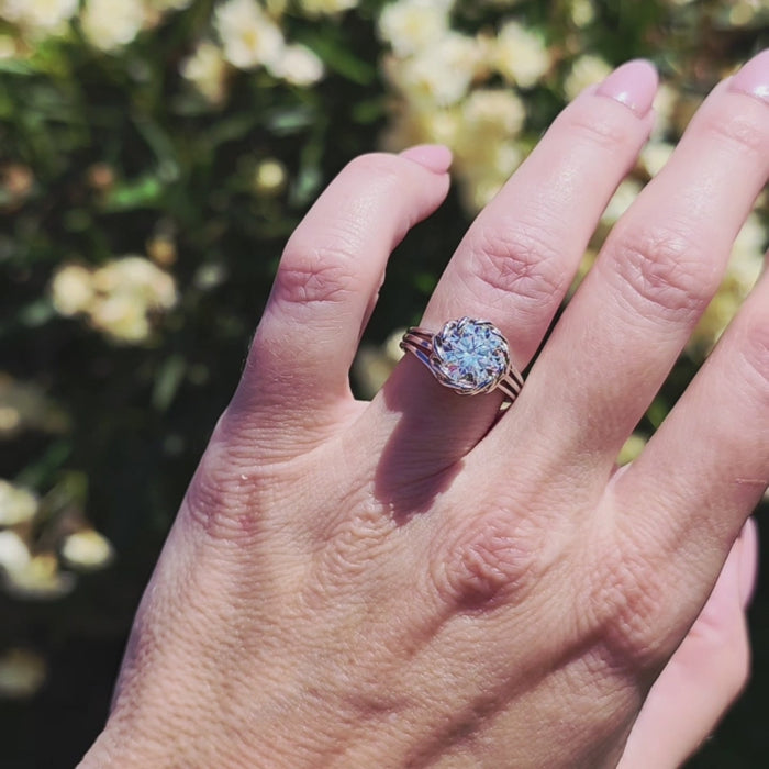 925-sterling-silver-moissanite-3ct-engagement-coctail-ring-rond-handmade (8)