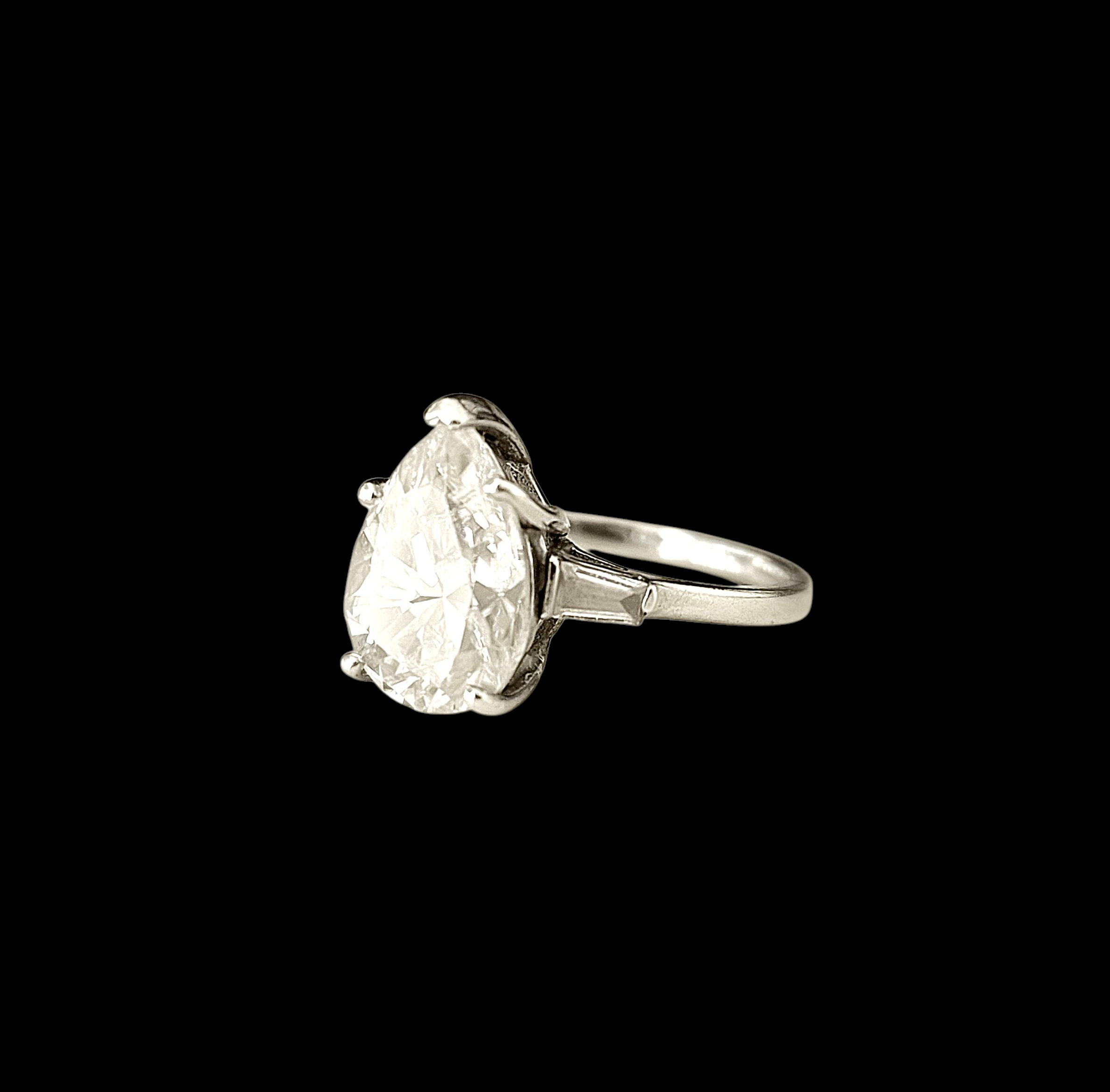 princess-moissanite-ring-5ct-pear-silver-925-eterling