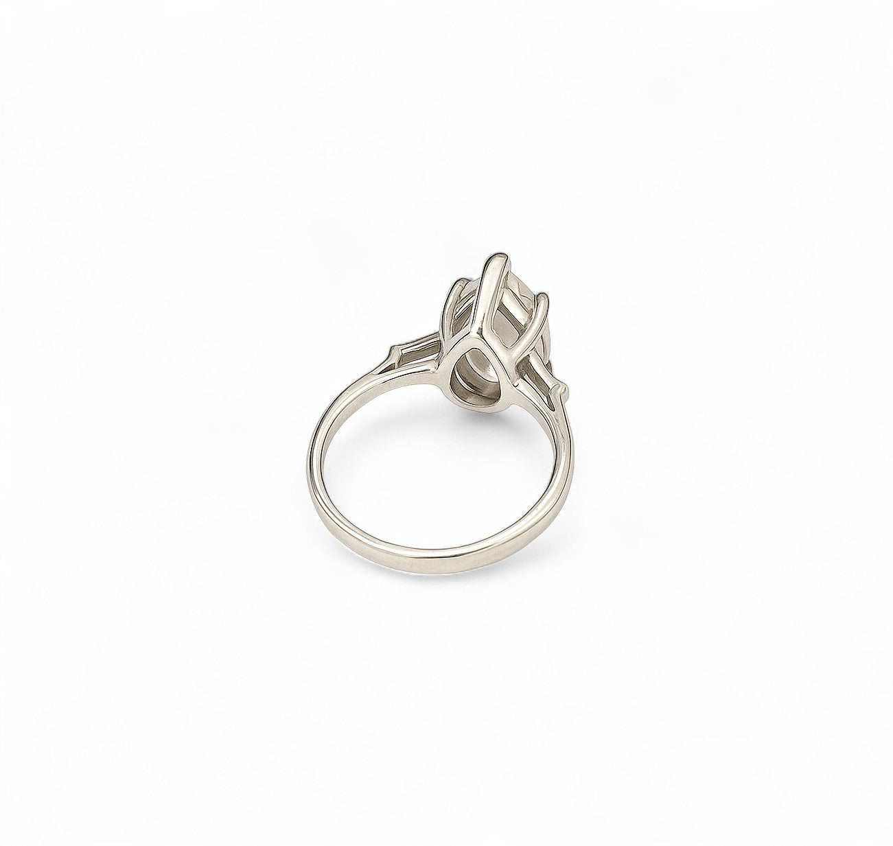 princess-moissanite-ring-5ct-pear-silver-925-eterling