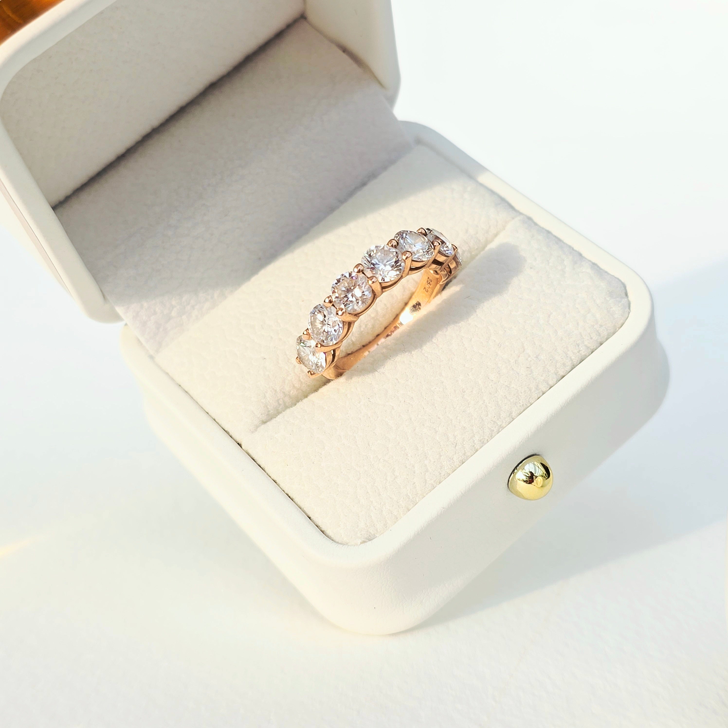 rose-gold-diamond-half-eternity-wedding-engagement-ring-7-round-stones-women-luxury-jewelry (11)
