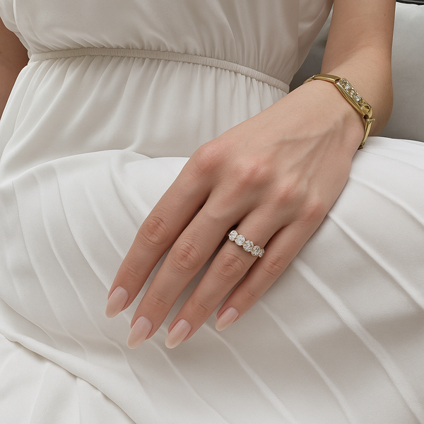 rose-gold-diamond-half-eternity-wedding-engagement-ring-7-round-stones-women-luxury-jewelry (5)