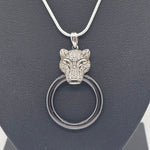 Load image into Gallery viewer, silver-panther-necklace2
