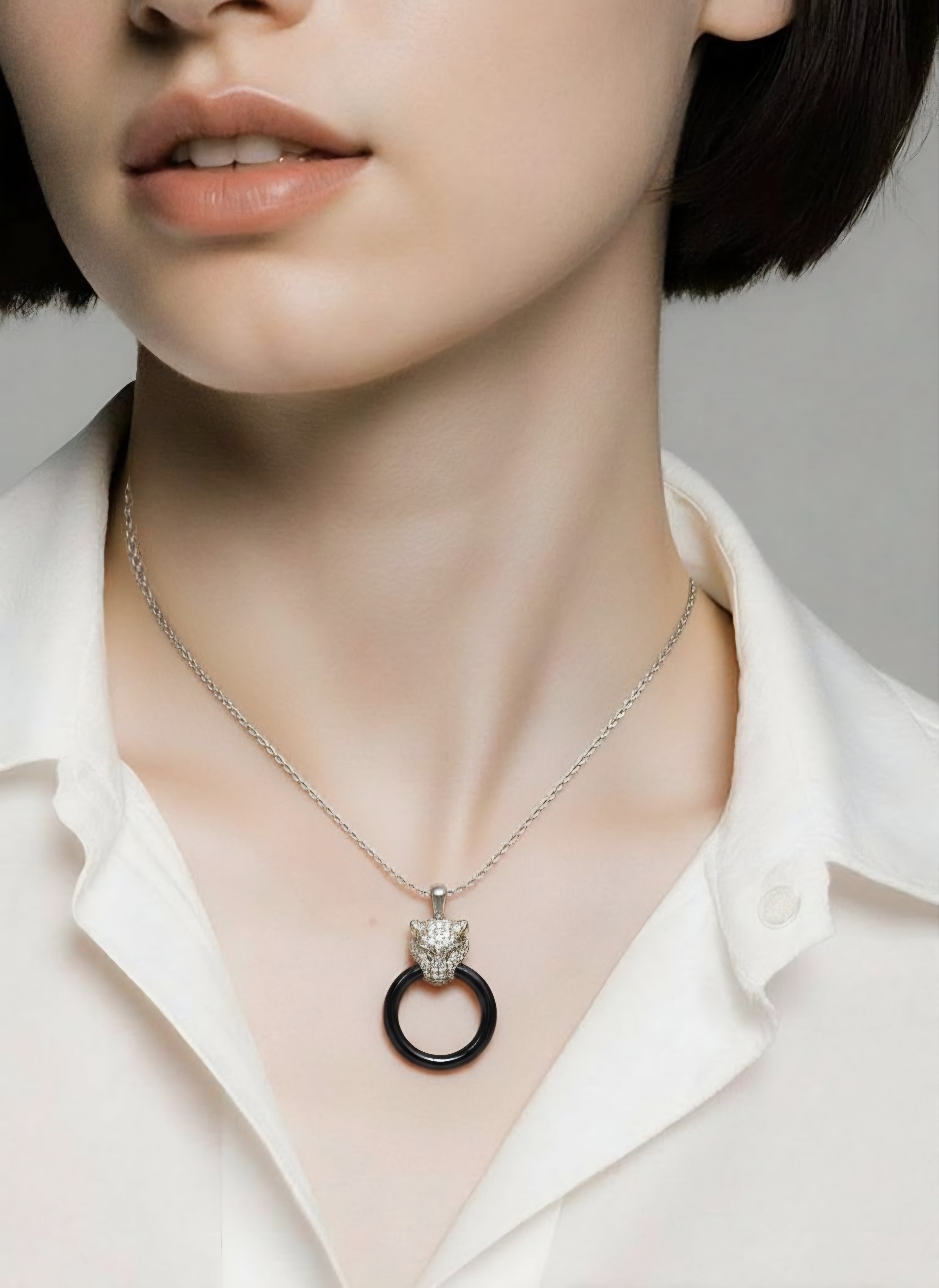panther-necklace-sterling-silver-black-ceramic-zircon-jewelry-eterling