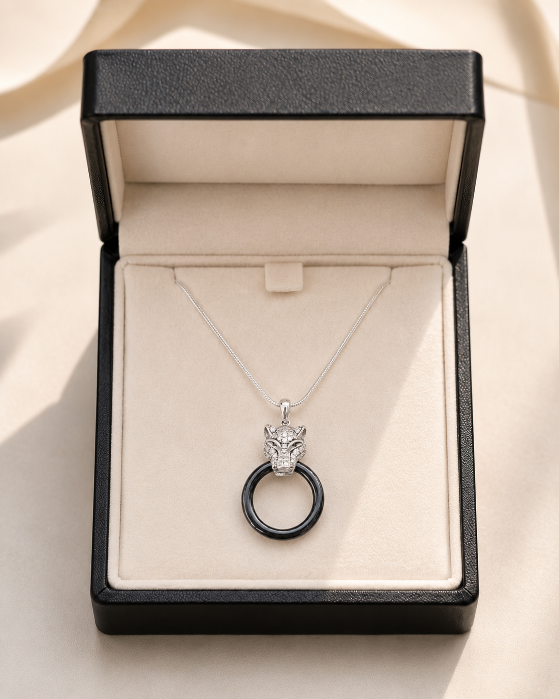 silver_panther_necklace-with-black-ceramic-band