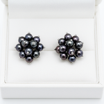 Charger l&#39;image dans la galerie, white-gold-tahitian-pearl-grape-cluster-coctail-earring-statement-ring-bespoke-custom-jewelry-5
