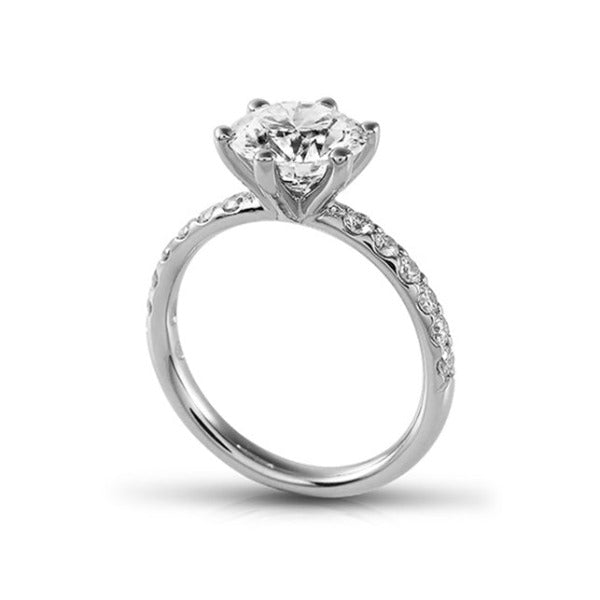 Classic-6-prong-setting-handmade-round-Moissanite-diamond-solitaire-gold-engagement-ring-with-diamond-side-stones-tall-setting-luxury (5)