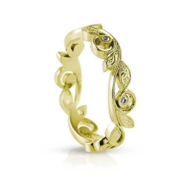 Flower Wedding Ring | Custom Wedding Rings | Custom Jewelry